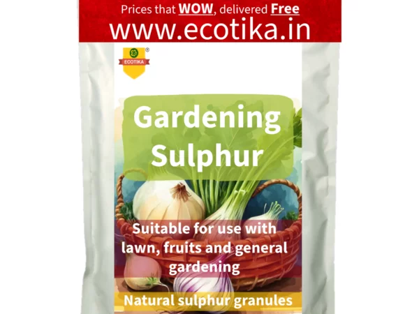 Granular yellow sulphur for garden