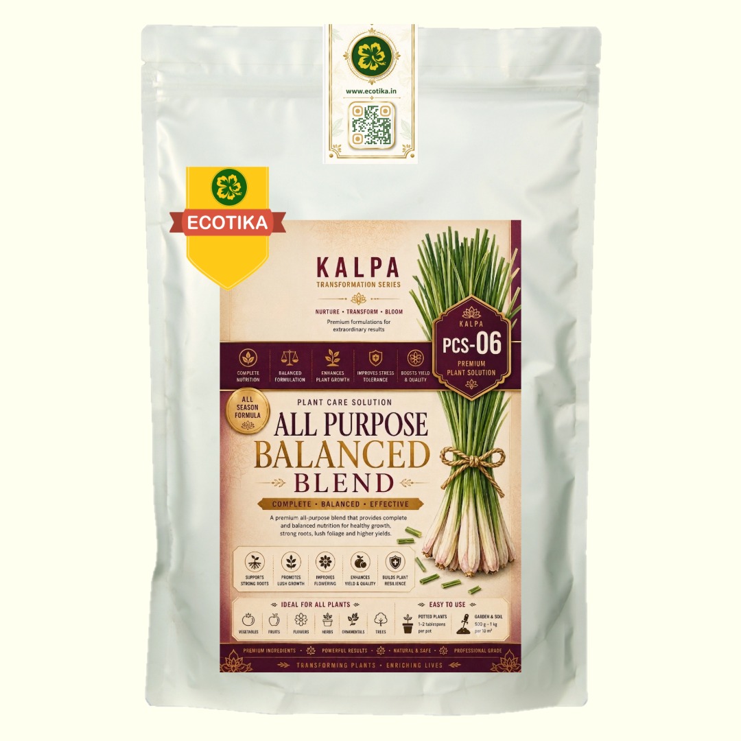 All Purpose Balanced PCS-06 | All Purpose Plant Food for Home Gardens | Ecotika